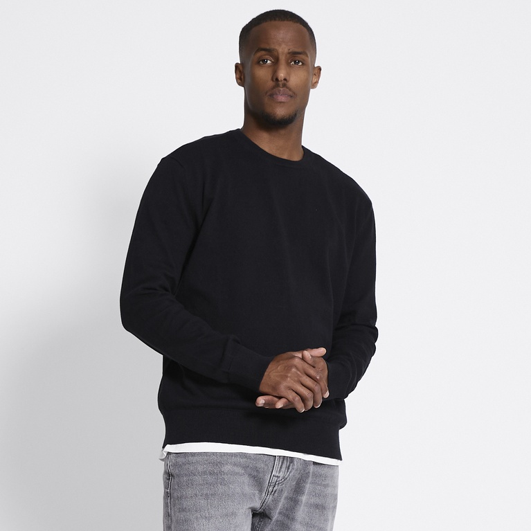 Fine-knit sweater "Ruben" Black 2